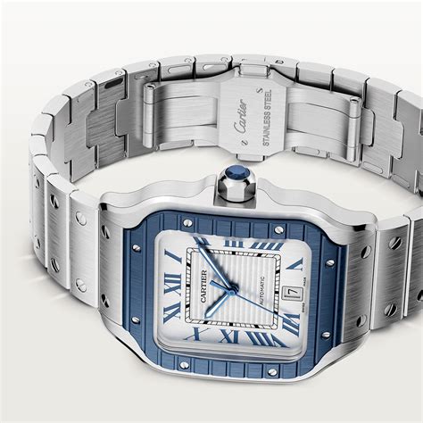 santos bracciale cartier|cartier santos wrist watch.